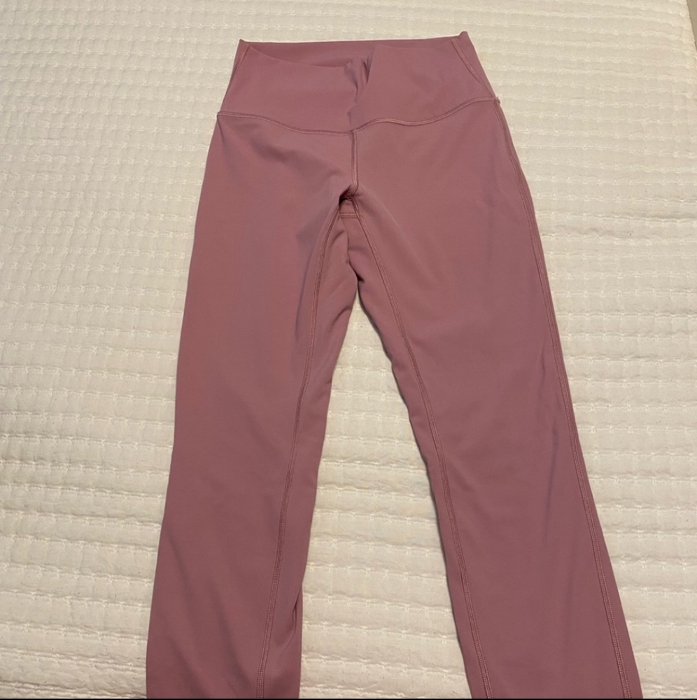 Lululemon Wunder Under Leggings 25” Pink Taupe